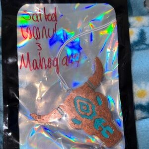 Copper Bull Skull Car Air Freshener